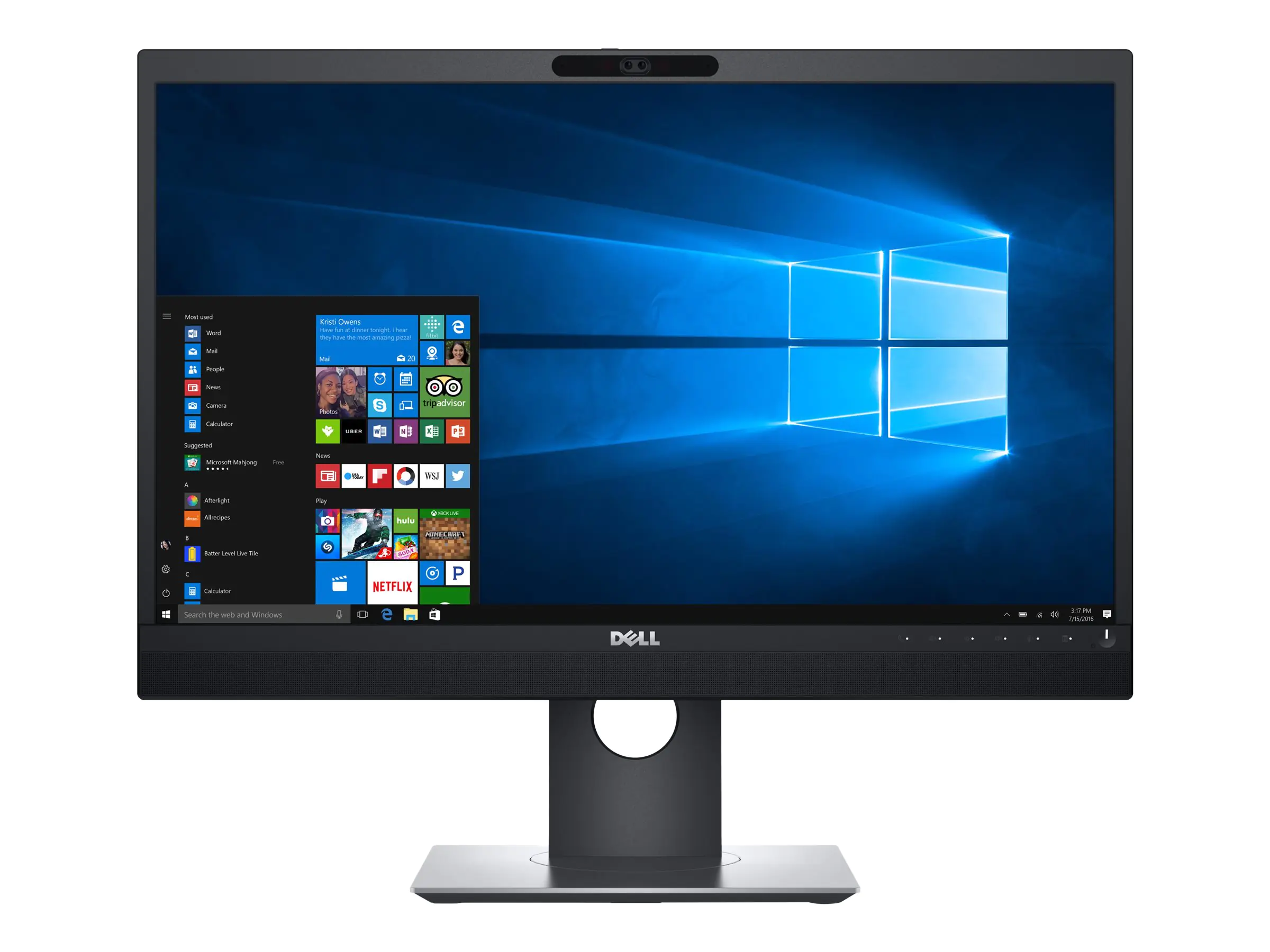 Dell P2418HZM - LED-Monitor - 61 cm (24") (23.8" sichtbar) - 1920 x 1080 Full HD (1080p) @ 60 Hz - IPS - 250 cd/m² - 1000:1 - 6 ms - HDMI, VGA, DisplayPort - Lautsprecher - mit 3 Jahre Advanced Exchange- und Premium Panel-Garantie - für Latitude 5320, 552