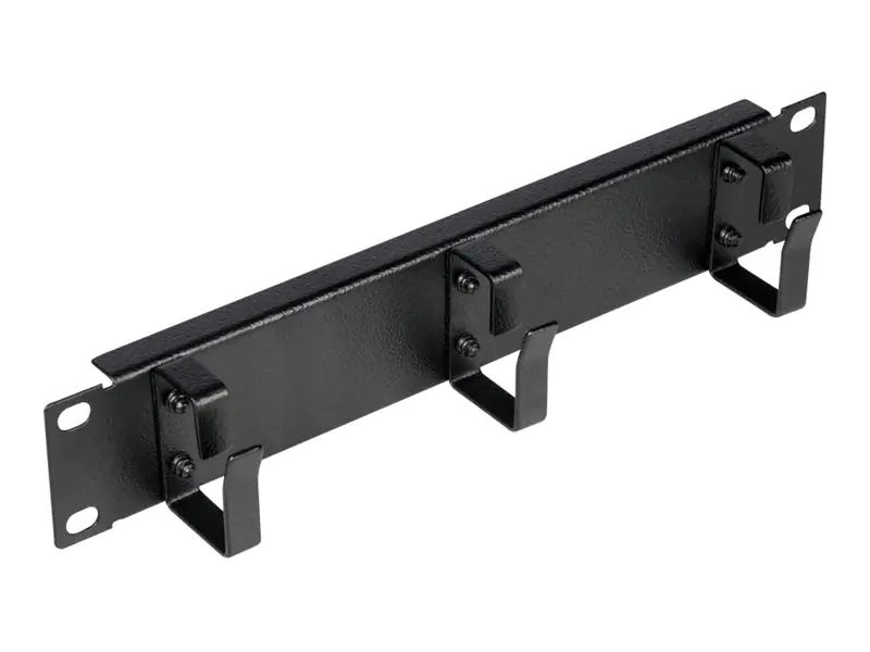 Equip 10" Kabeldurchführung mit Ringeinsatz 1U schwarz