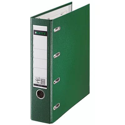 Leitz Doppelordner 10120055 2xDIN A5 quer 75mm PP grün Leitz Doppelordner 10120055 2xDIN A5 quer 75mm PP grün