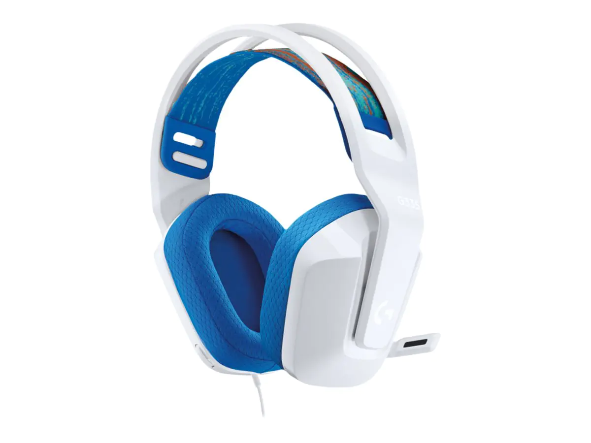 Logitech G G335 Wired Gaming Headset - Headset - ohrumschließend - kabelgebunden - 3,5 mm Stecker - weiß - Discord Certified