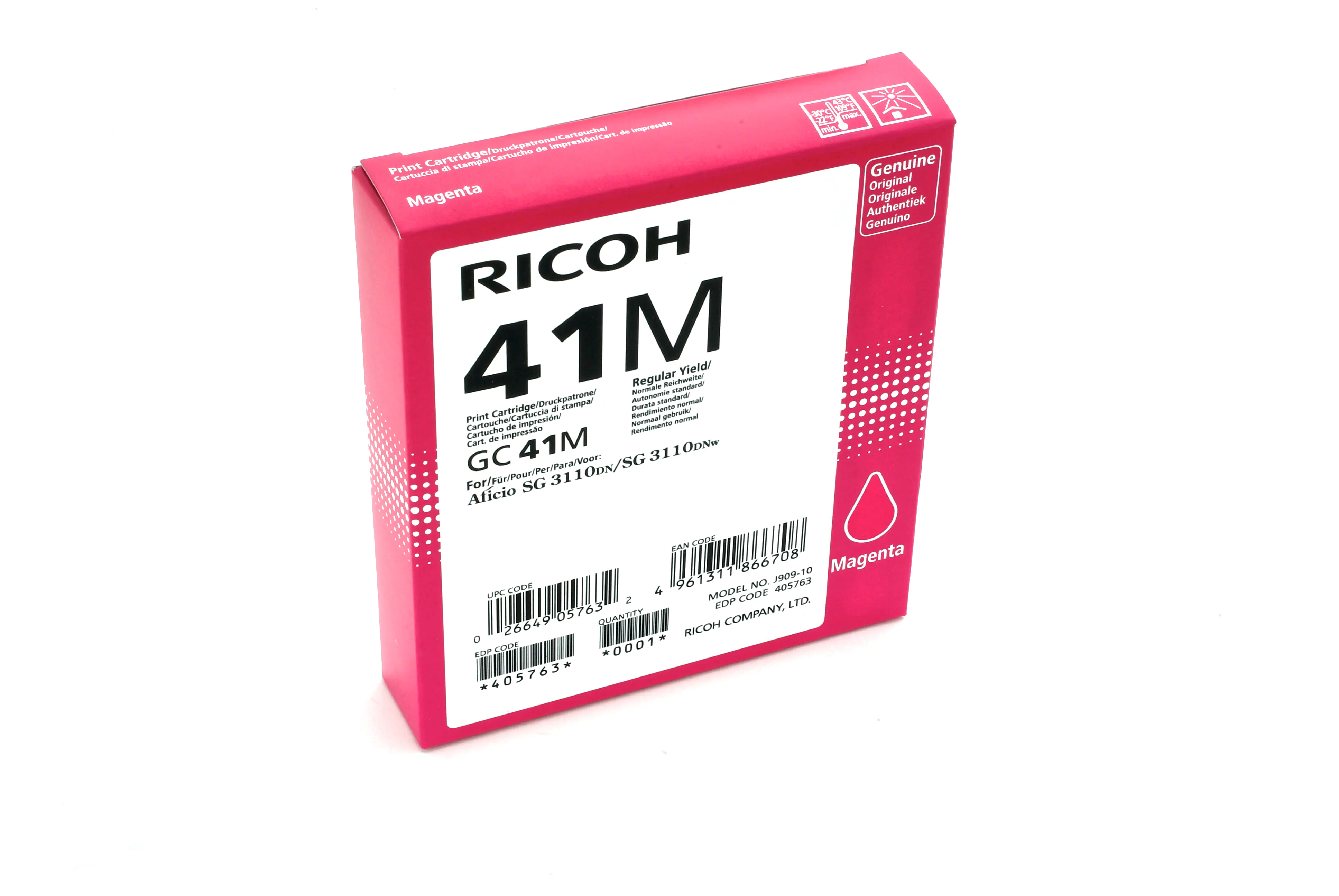 Ricoh - Magenta - Original - Tintenpatrone - für Ricoh Aficio SG 3100, Aficio SG 3110, Aficio SG 7100, SG 3110, SG 3120 Ricoh - Magenta - Original - Tintenpatrone - für Ricoh Aficio SG 3100, Aficio SG 3110, Aficio SG 7100, SG 3110, SG 3120