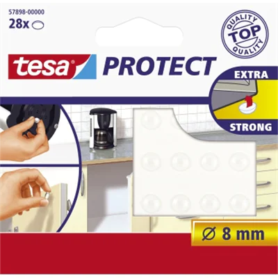 tesa Lärmstopper 57898-00000 rund 8mm tr 28 St./Pack.