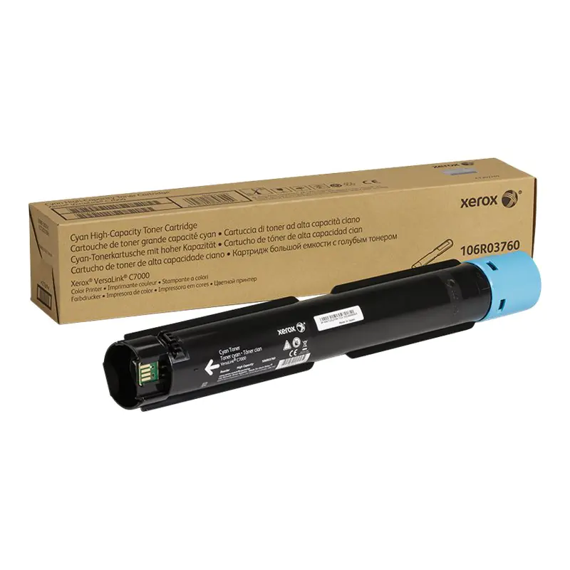 Xerox VersaLink C7000 - Mit hoher Kapazität - Cyan - Original - Tonerpatrone - für VersaLink C7000/DN, C7000/N, C7000V/DN, C7000V/N, C7001V_T Xerox VersaLink C7000 - Mit hoher Kapazität - Cyan - Original - Tonerpatrone - für VersaLink C7000/DN, C7000/N, C7000V/DN, C7000V/N, C7001V_T