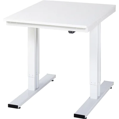 RAU Arbeitstisch Adlatus 300 750 x 720-1.120 x 1.000 mm (B x H x T) lichtgrau