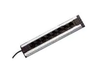 Rittal Socket Strip - Steckdosenleiste - Wechselstrom 230 V - Eingabe, Eingang Stromversorgung - Ausgangsanschlüsse: 8 - 48.3 cm (19") - 2 m Schnur