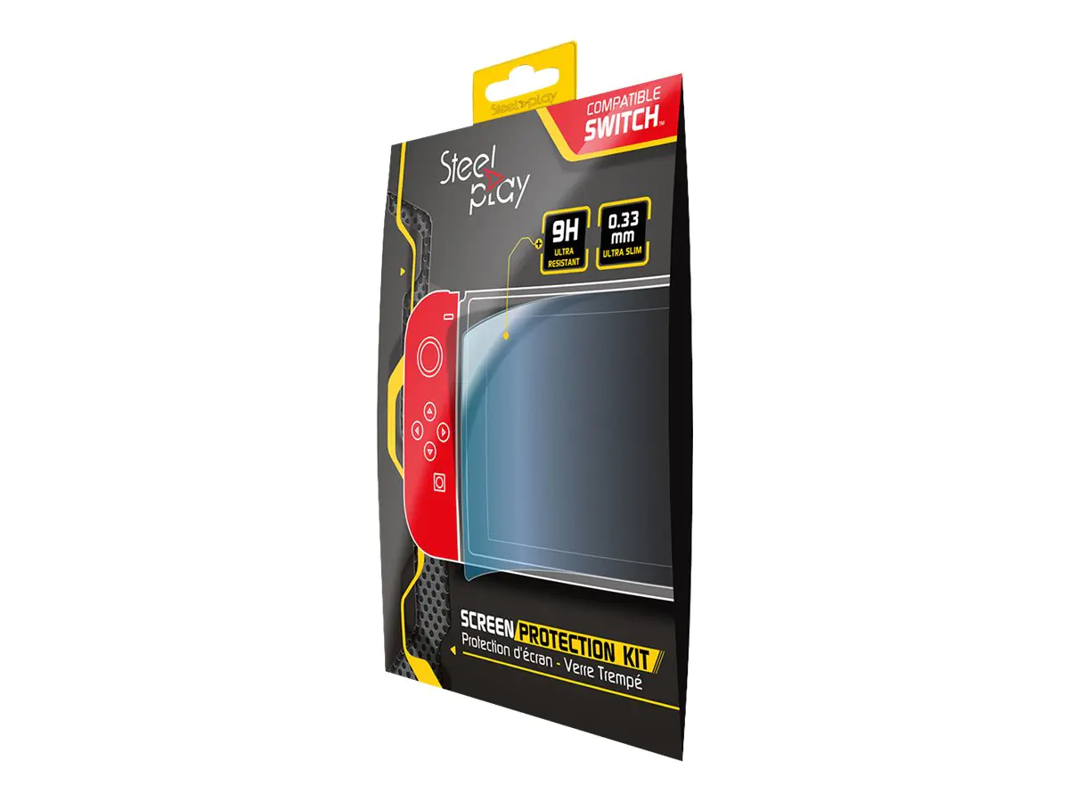 Steelplay Tempered Glass - Bildschirmschutz für Spielekonsole - Glas - durchsichtig - für Nintendo Switch