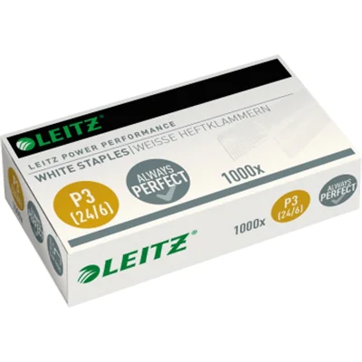 Leitz Heftklammer P3 55540000 24/6 verzinkt 1.000 St./Pack. Leitz Heftklammer P3 55540000 24/6 verzinkt 1.000 St./Pack.