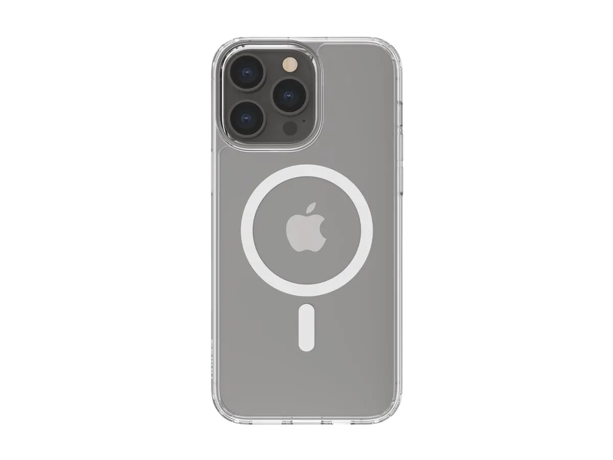 Belkin SheerForce - Hintere Abdeckung für Mobiltelefon - kompatibel mit MagSafe - klar - dünn, leicht - für Apple iPhone 14 Pro Max