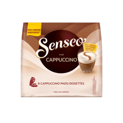 Senseo® Kaffeepad Typ Cappuccino 8 x 11,5 g/Pack. Senseo® Kaffeepad Typ Cappuccino 8 x 11,5 g/Pack.