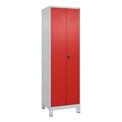 C+P Putzmittelschrank Classic PLUS 600 x 1.950 x 500 mm (B x H x T) Stahl Farbe der Front: verkehrsrot Farbe des Korpus: lichtgrau C+P Putzmittelschrank Classic PLUS 600 x 1.950 x 500 mm (B x H x T) Stahl Farbe der Front: verkehrsrot Farbe des Korpus: lichtgrau