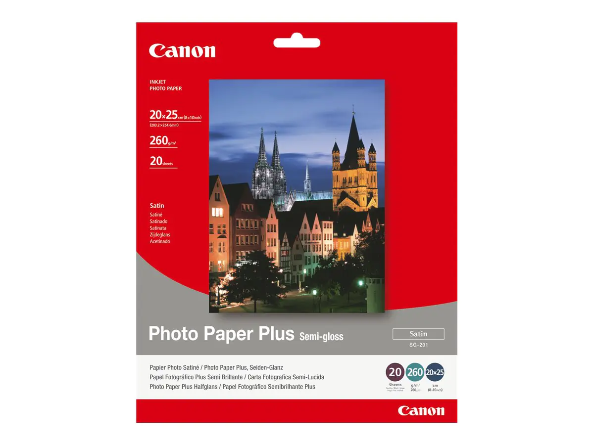 Canon Photo Paper Plus SG-201 - Halbglänzend