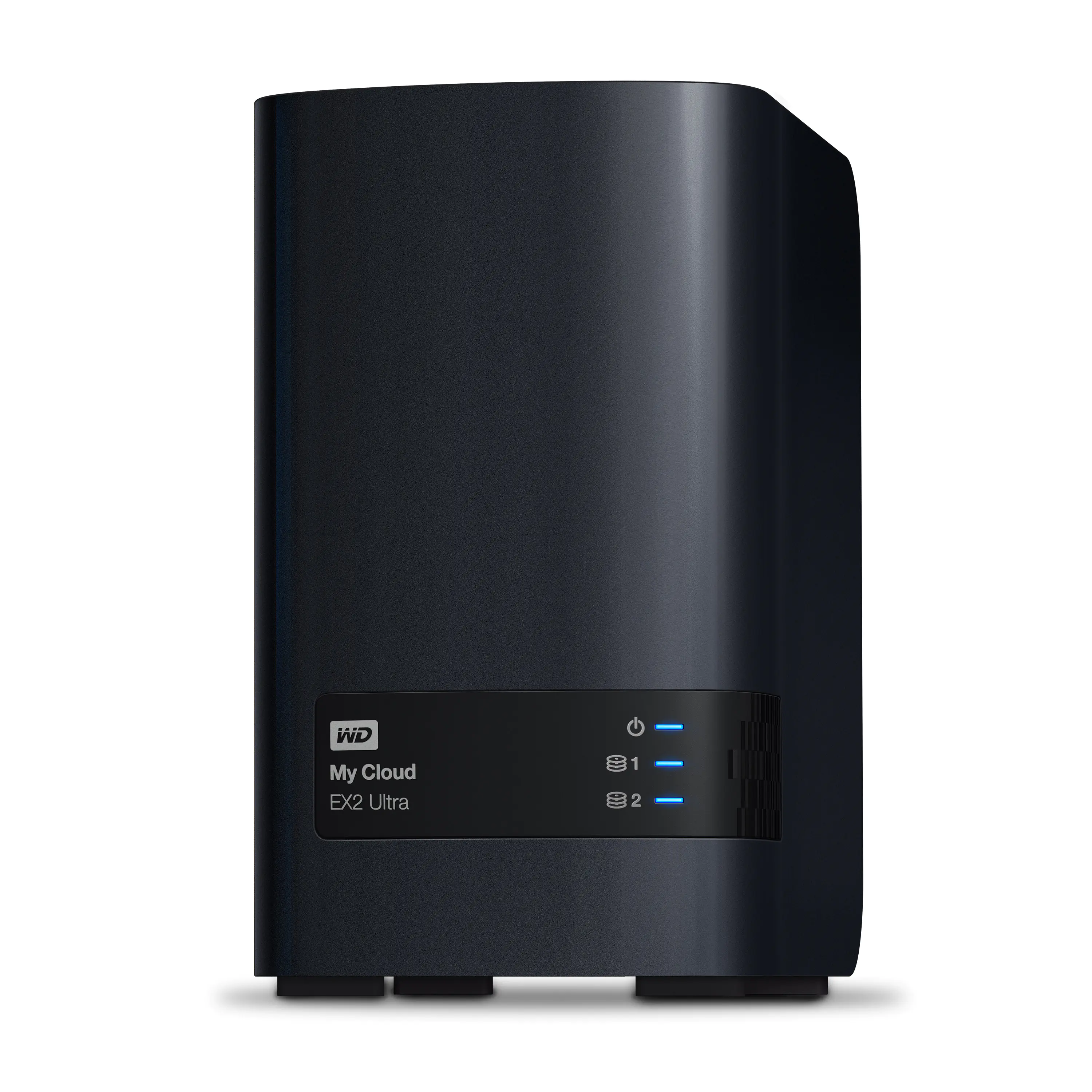 WD My Cloud EX2 Ultra WDBVBZ0080JCH - Gerät für persönlichen Cloudspeicher - 2 Schächte - 8 TB - HDD 4 TB x 2 - RAID 0, 1, JBOD - RAM 1 GB - Gigabit Ethernet - iSCSI