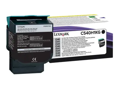 Lexmark - Hohe Ergiebigkeit - Schwarz - Original - Tonerpatrone LCCP, LRP - für Lexmark C540, C543, C544, C546, X543, X544, X546, X548