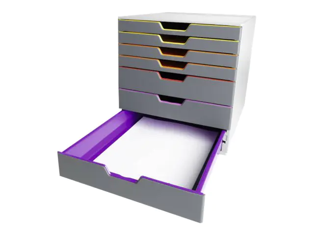 Durable VARICOLOR 7 - Schubladenschrank - 7 Schubfächer - für ANSI A (Letter) 7607-27