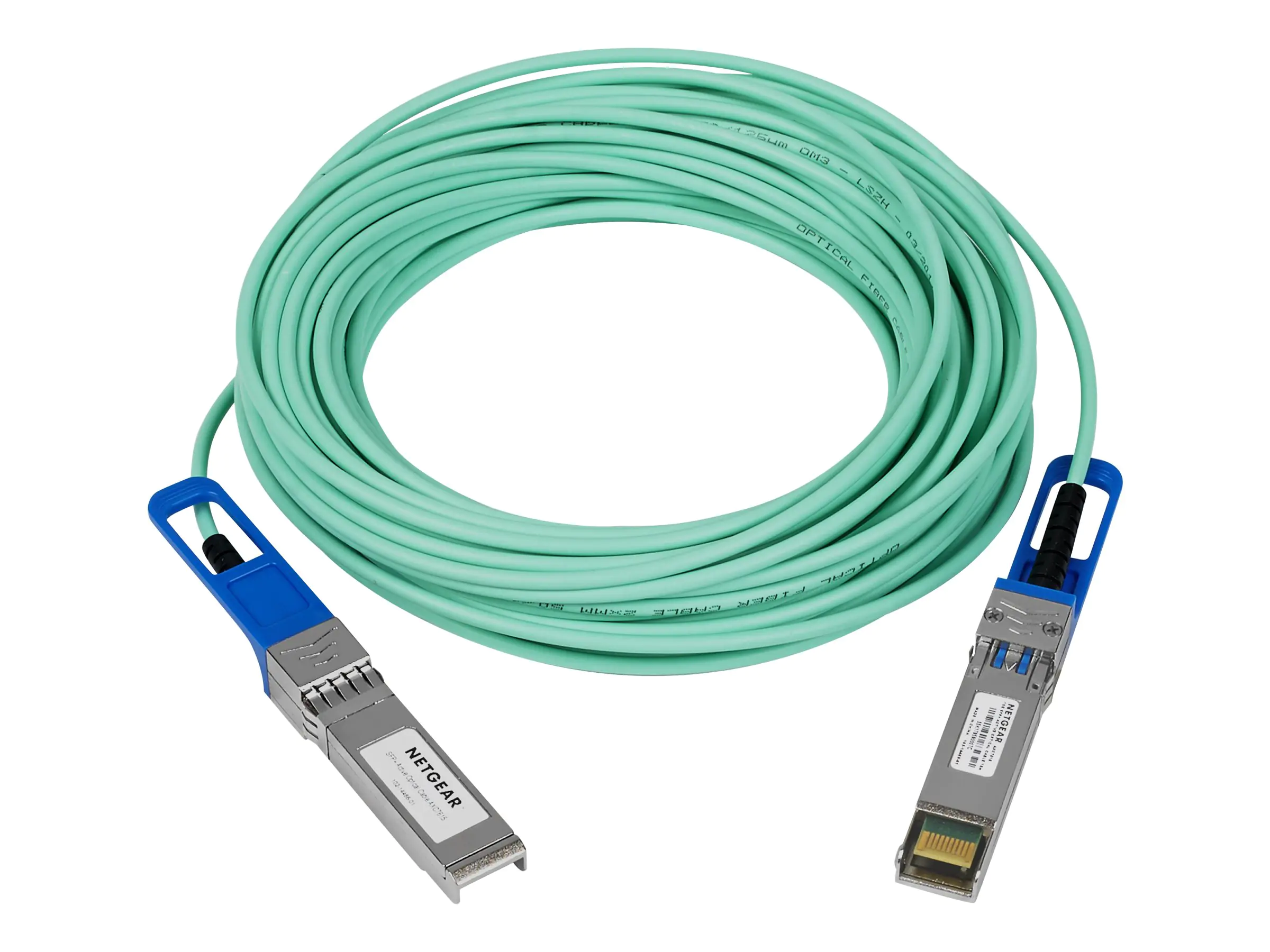 Netgear - 10GBase Direktanschlusskabel - SFP+ (M) zu SFP+ (M) - 15 m - Glasfaser - aktiv