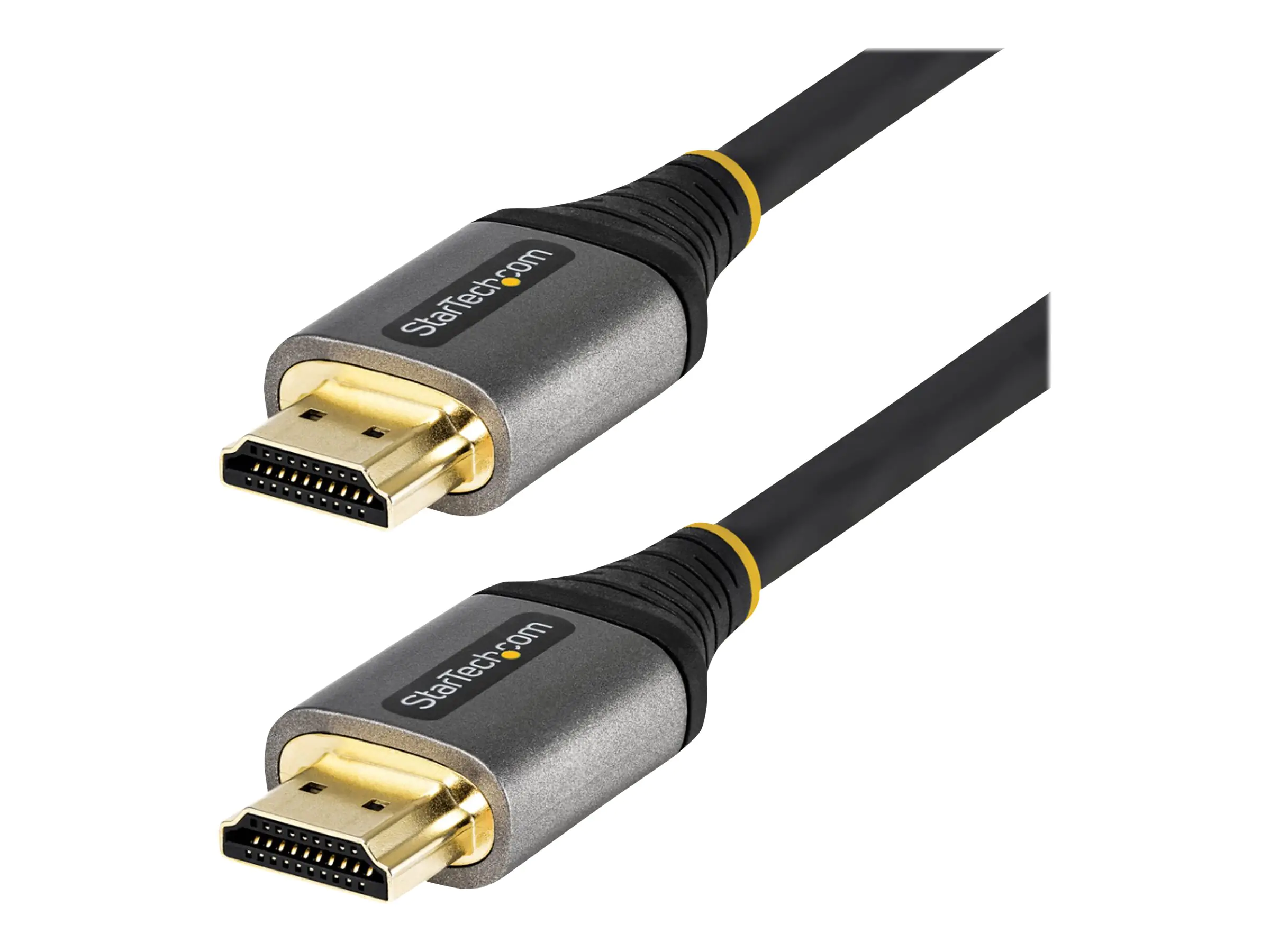 StarTech 20in (0.5m) Premium Certified HDMI 2.0 Cable with Ethernet, High-Speed Ultra HD 4K 60Hz HDMI Cable HDR10, ARC, HDMI Cord For Ultra HD Monitors, TVs, Displays, w/ TPE Jacket - Durable HDMI Video Cable (HDMMV50CM) - Premium Highspeed - HDMI-Kabel m StarTech 20in (0.5m) Premium Certified HDMI 2.0 Cable with Ethernet, High-Speed Ultra HD 4K 60Hz HDMI Cable HDR10, ARC, HDMI Cord For Ultra HD Monitors, TVs, Displays, w/ TPE Jacket - Durable HDMI Video Cable (HDMMV50CM) - Premium Highspeed - HDMI-Kabel m