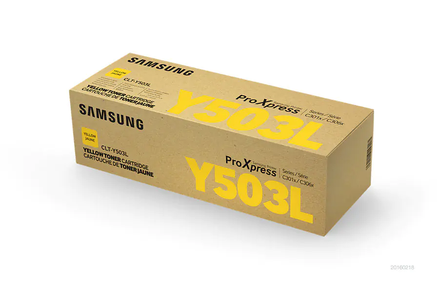 Samsung CLT-Y503L - Hohe Ergiebigkeit - Gelb - Original - Tonerpatrone (SU491A) - für ProXpress SL-C3010DW, SL-C3010ND, SL-C3060FR, SL-C3060FW, SL-C3060ND Samsung CLT-Y503L - Hohe Ergiebigkeit - Gelb - Original - Tonerpatrone (SU491A) - für ProXpress SL-C3010DW, SL-C3010ND, SL-C3060FR, SL-C3060FW, SL-C3060ND