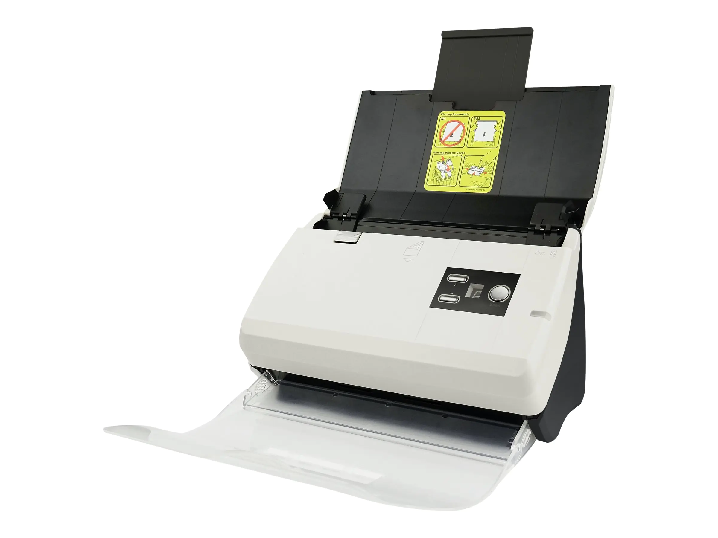 Plustek SmartOffice PS30D - Dokumentenscanner - Dual CIS - Duplex - 216 x 5080 mm - 600 dpi x 600 dpi - bis zu 30 Seiten/Min. (einfarbig) / bis zu 25 Seiten/Min. (Farbe) - automatischer Dokumenteneinzug (50 Blätter) - bis zu 3000 Scanvorgänge/Tag - USB 2.