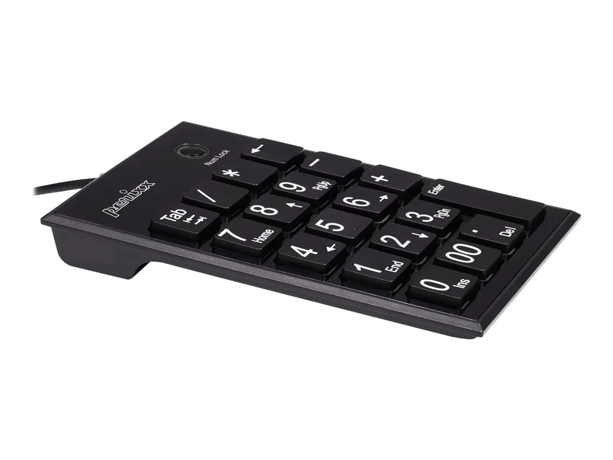 Perixx PERIPAD-202U, USB, Universal, 0,07 m, Schwarz PERIPAD-202 U