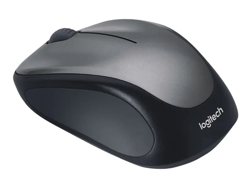 Logitech M235 - Maus - Für Rechtshänder - optisch - kabellos - 2.4 GHz - kabelloser Empfänger (USB) - Grau Logitech M235 - Maus - Für Rechtshänder - optisch - kabellos - 2.4 GHz - kabelloser Empfänger (USB) - Grau
