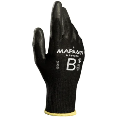 MAPA Arbeitshandschuh KryTech 609 7 II Polyurethan schwarz MAPA Arbeitshandschuh KryTech 609 7 II Polyurethan schwarz