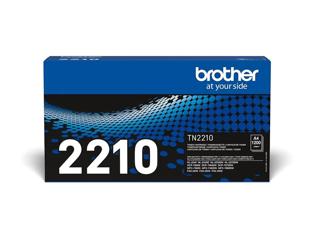 Brother TN2210 - Schwarz - Original - Tonerpatrone - für Brother DCP-7060, 7065, 7070, HL-2240, 2250, 2270, MFC-7360, 7460, 7860; FAX-2840, 2940