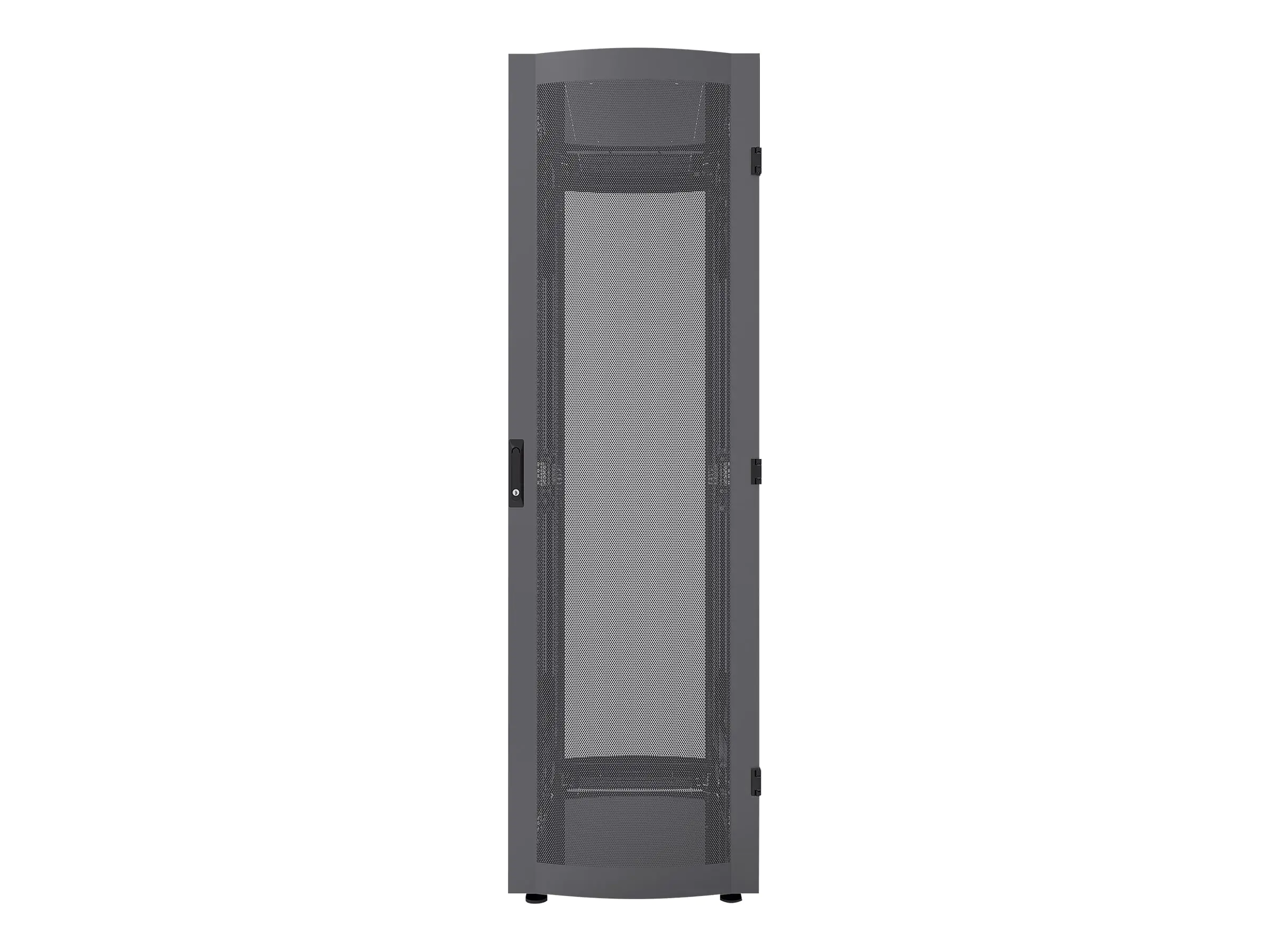 Intellinet Network Cabinet, Free Standing (Standard), 42U, Usable Depth 123 to 973mm/Width 503mm, Black, Flatpack, Max 1500kg, Server Rack, IP20 rated, 19", Steel, Multi-Point Door Lock, One Lock Per Side Panel, Three Year Warranty - Schrank - Schwarz, RA