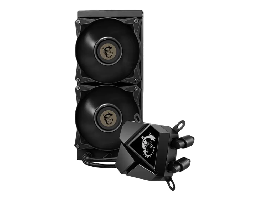 MSI MAG CORELIQUID P240 - Prozessor-Flüssigkeitskühlsystem - (für: LGA1156, AM2, AM2+, LGA1366, AM3, LGA1155, AM3+, LGA2011, FM1, FM2, LGA1150, FM2+, LGA2011-3, LGA1151, AM4, LGA2066, LGA1200, LGA1700) - Aluminium - 120 mm