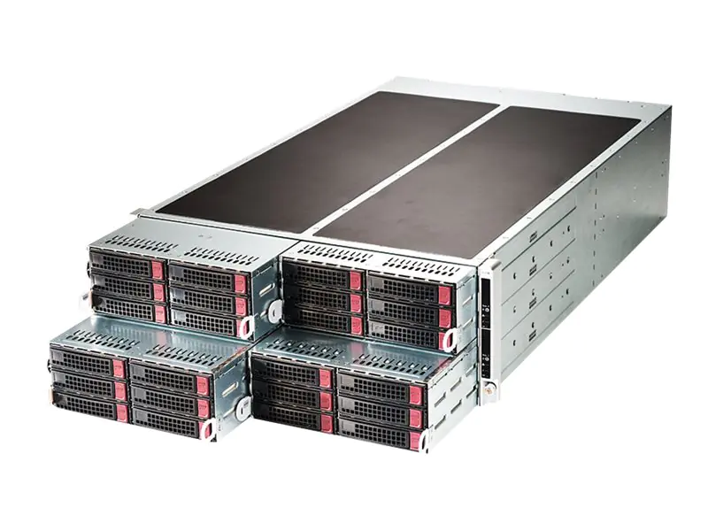 Supermicro SuperServer F628R3-R72BPT+ - 4 Knoten - Cluster - Rack-Montage - 4U - zweiweg - keine