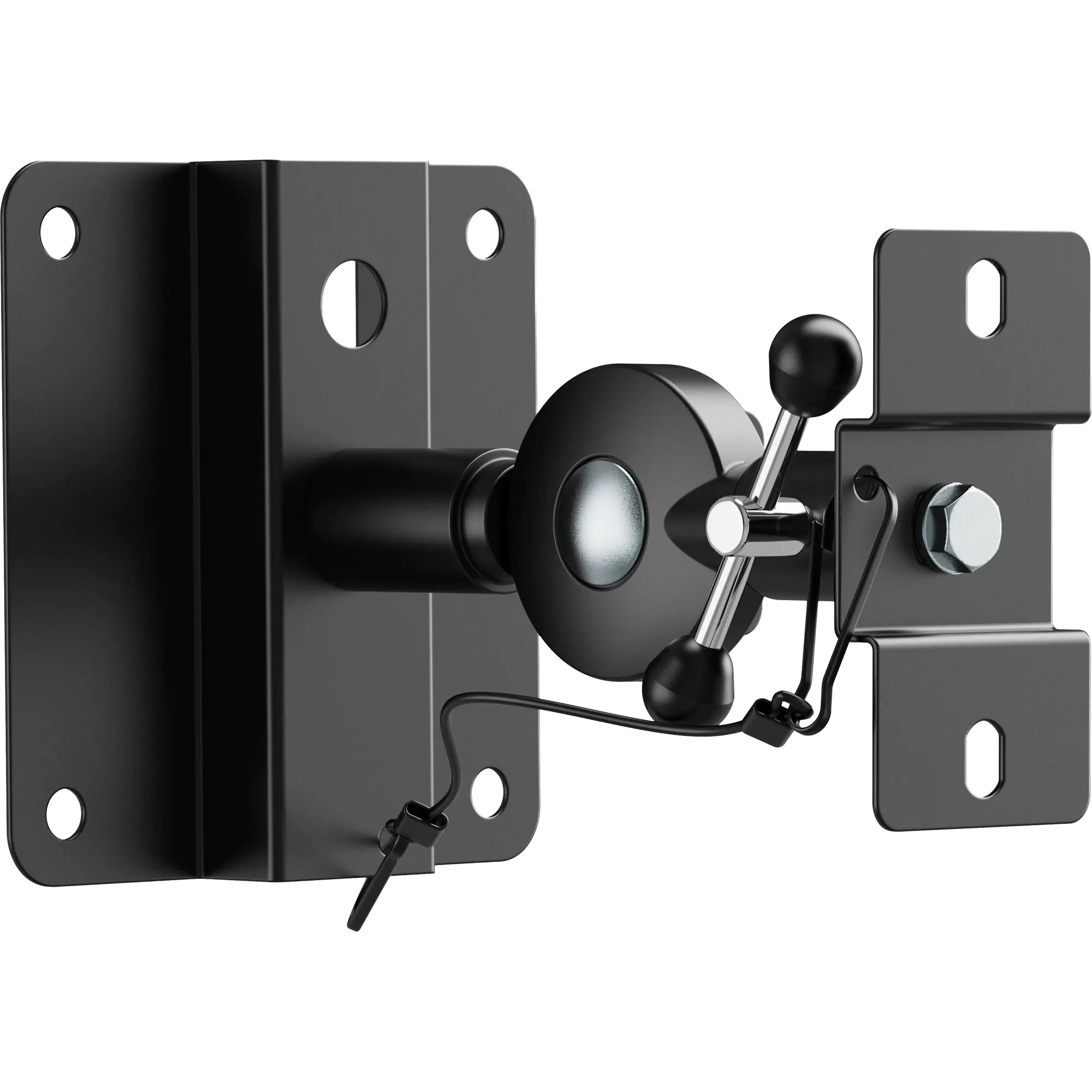 InLine Lautsprecher Wandhalterung bis 15kg - 2er Set - schwarz 23126B