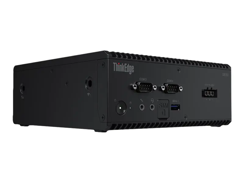 Lenovo ThinkEdge SE50 11RJ - USFF - Core i5 8365UE / 1.6 GHz - RAM 8 GB - SSD 128 GB - NVMe - UHD Graphics 620 - 1GbE - WLAN: 802.11a/b/g/n/ac, Bluetooth 5.1 - Win 10 IoT Enterprise 64-bit - Monitor: keiner - Schwarz - Lenovo TopSeller