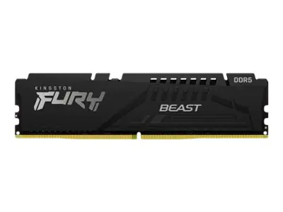 Kingston FURY Beast - DDR5 - Kit - 64 GB: 2 x 32 GB - DIMM 288-PIN - 6000 MHz / PC5-48000 - CL40 - 1.35 V - ungepuffert - on-die ECC - Schwarz