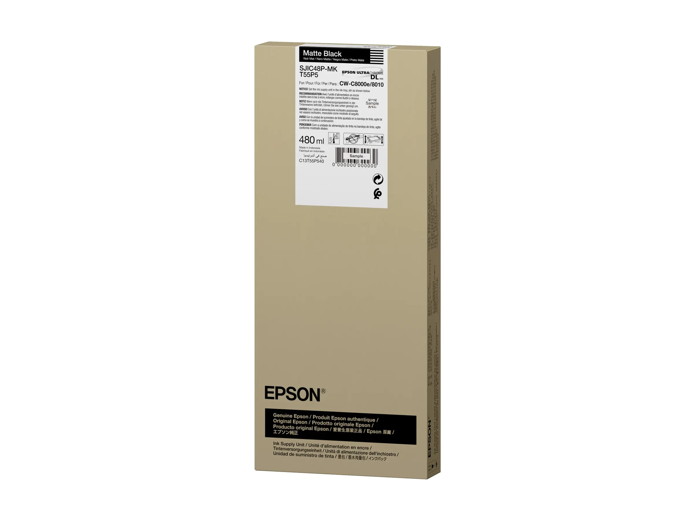 Epson T55P5 - 480 ml - mattschwarz - original C13T55P540