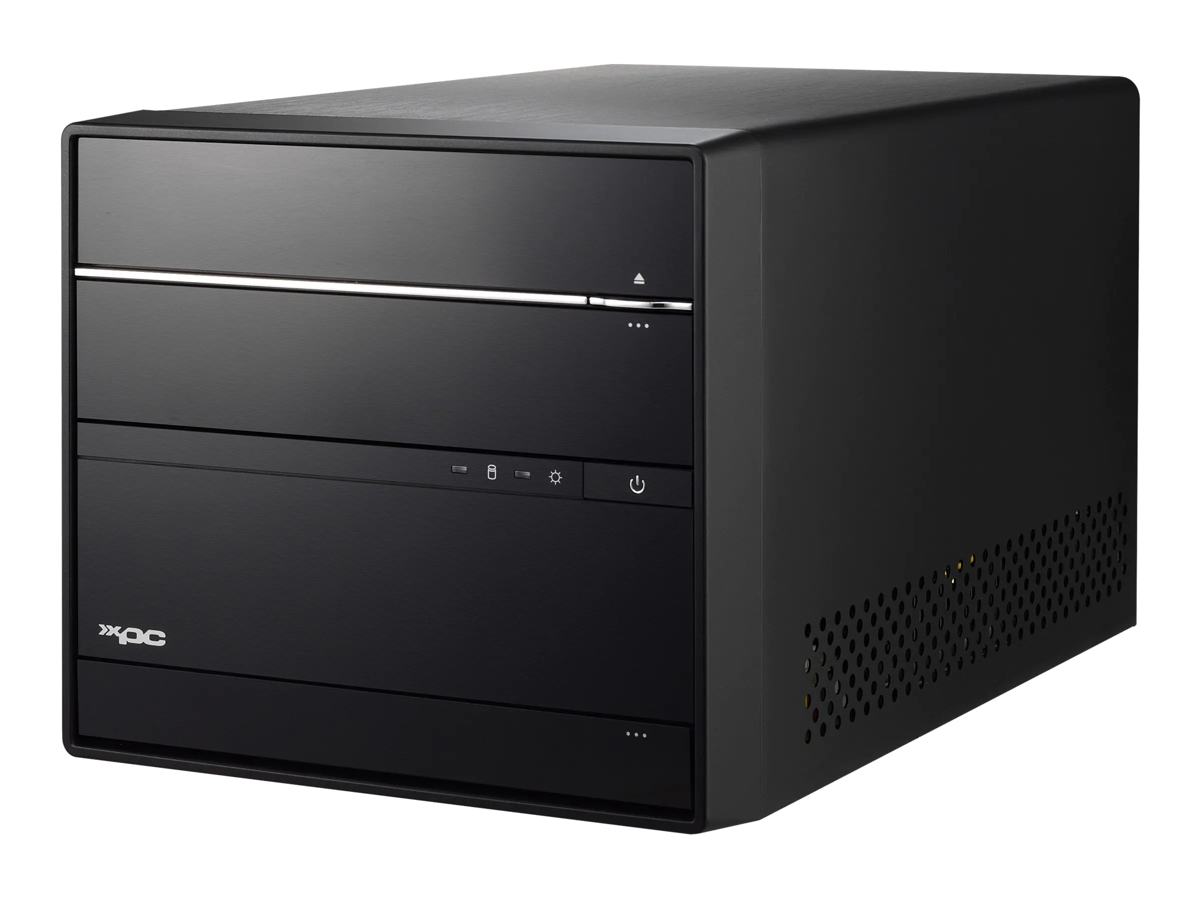 Shuttle XPC cube SH570R6 - Barebone - Mini-PC - LGA1200-Sockel - Intel H570 - keine CPU - RAM 0 GB - 1GbE - Schwarz