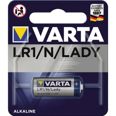Varta Batterie 04001101401 Lady LR1 1,5V 880mAh Alkali-Mangan Varta Batterie 04001101401 Lady LR1 1,5V 880mAh Alkali-Mangan
