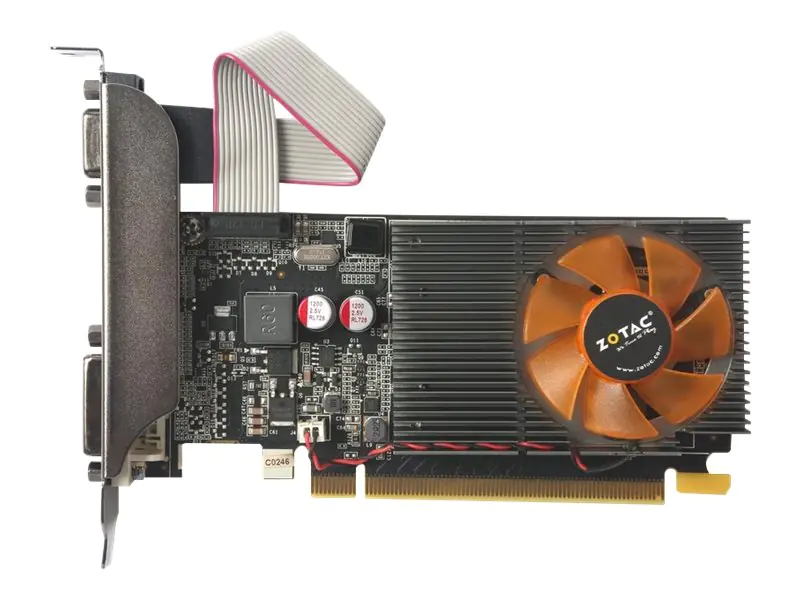 ZOTAC GeForce GT 710 - Grafikkarten - GF GT 710 - 2 GB DDR3 - PCIe 2.0 Low-Profile - DVI, HDMI, VGA