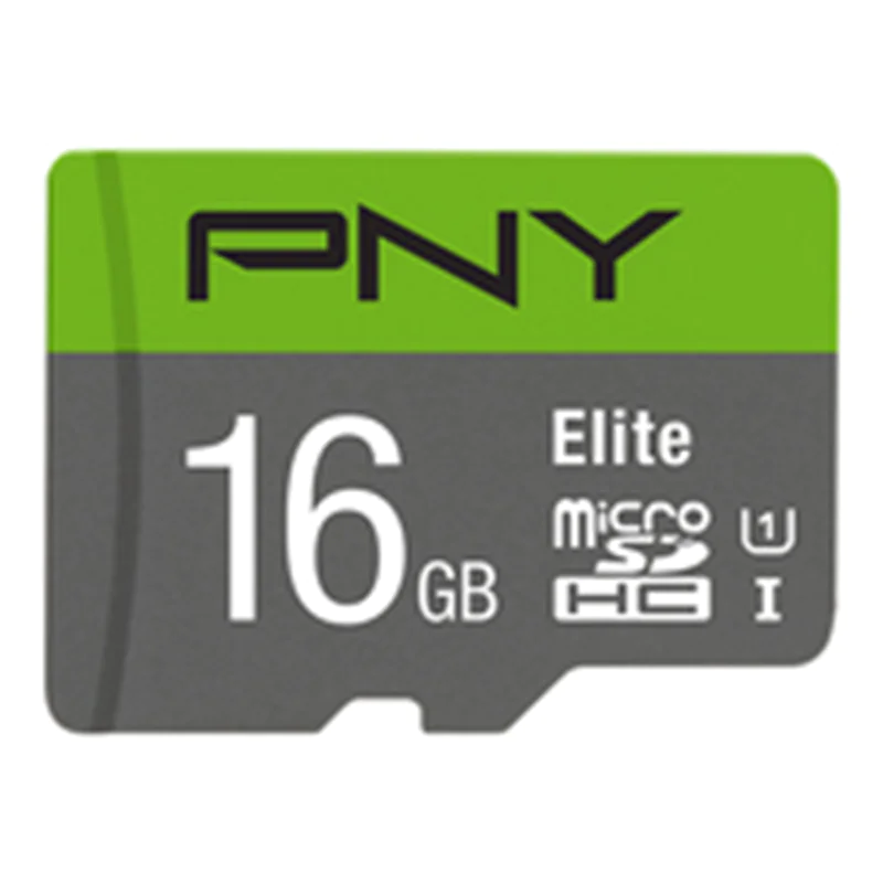 PNY Elite - Flash-Speicherkarte (microSDHC/SD-Adapter inbegriffen) - 16 GB - UHS-I U1 / Class10 - microSDHC UHS-I