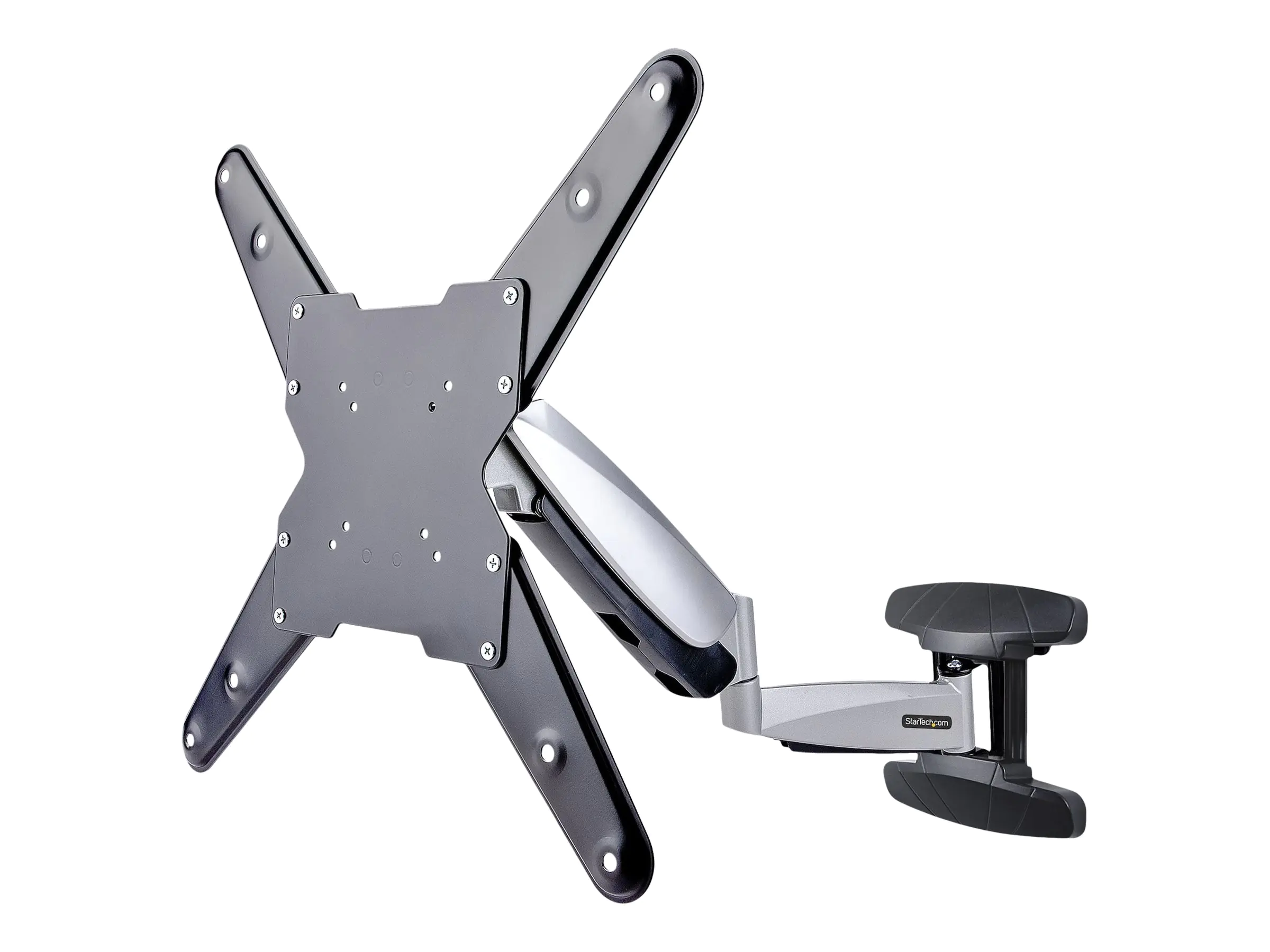 StarTech VESA TV Wall Mount, TV Mounting Bracket For 23"-55" Displays, Adjustable Full Motion TV Wall Mount Supports 66lb (30kg), Extendable/Tilting/Swivel Monitor Wall Mount - Low Profile/Slim Display Mount (FHA-TV-WALL-MOUNT) - Befestigungskit - für Fla