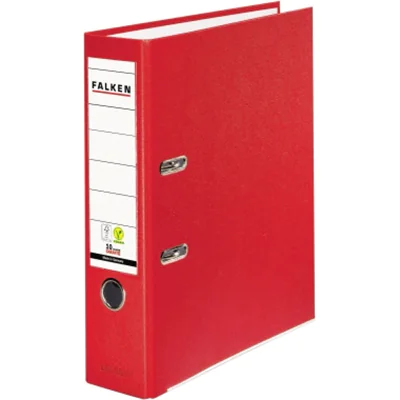 Falken Ordner S80 09984071 DIN A4 80mm PP rot Falken Ordner S80 09984071 DIN A4 80mm PP rot