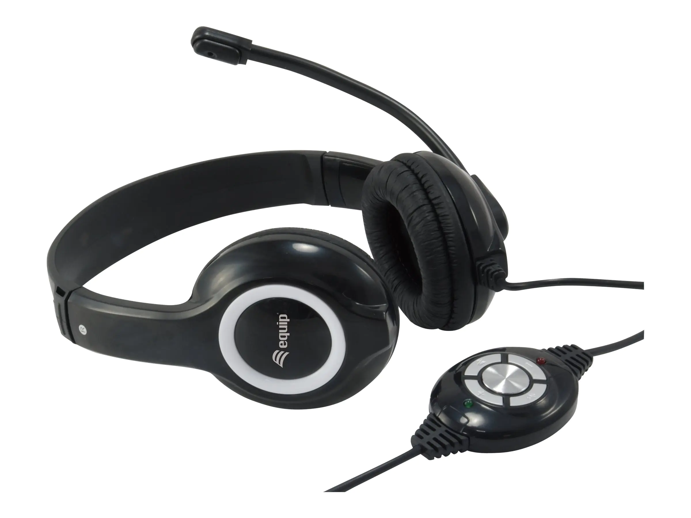 Equip Life - Headset - ohrumschließend - kabelgebunden - USB