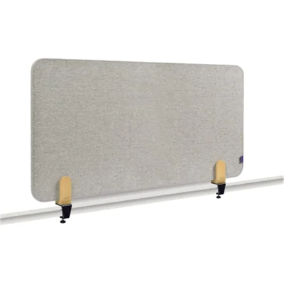 LEGAMASTER ELEMENTS Tischtrennwand akustik 60x120cm grau Klammern, Schreibtisch-Trennwand, Grau, 1200 x 21 mm, Stoff, Klemme, 4,8 cm 7-209811