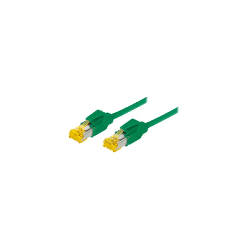 exertis Connect - Patch-Kabel - RJ-45 (M) zu RJ-45 (M) - 5 m - SFTP - CAT 6a - halogenfrei - grün