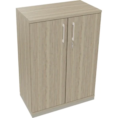 Flügeltürenschrank 3OH B800xT442xH1133 si/Eiche Nat Flügeltürenschrank 3OH B800xT442xH1133 si/Eiche Nat