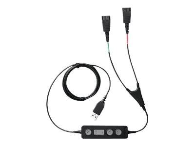 Jabra LINK 265 - Headsetadapter - USB männlich zu Quick Disconnect Jabra LINK 265 - Headsetadapter - USB männlich zu Quick Disconnect