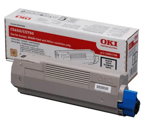 OKI - Schwarz - Original - Tonerpatrone - für C5650dn, 5650n, 5750dn, 5750n OKI - Schwarz - Original - Tonerpatrone - für C5650dn, 5650n, 5750dn, 5750n