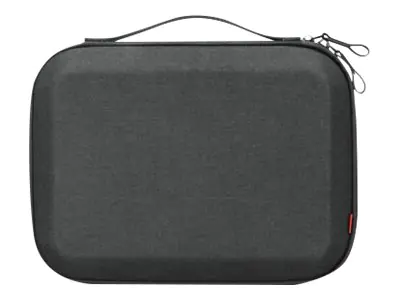 Lenovo Go - Hartschalentasche für Mobiltelefon / Kopfhörer / Notizblock / Kabel / Netzadapter / Stifte / Powerbank / Maus - Polyester, recycletes PET - Dunkelgrau - für ThinkCentre M75t Gen 2 11W5
