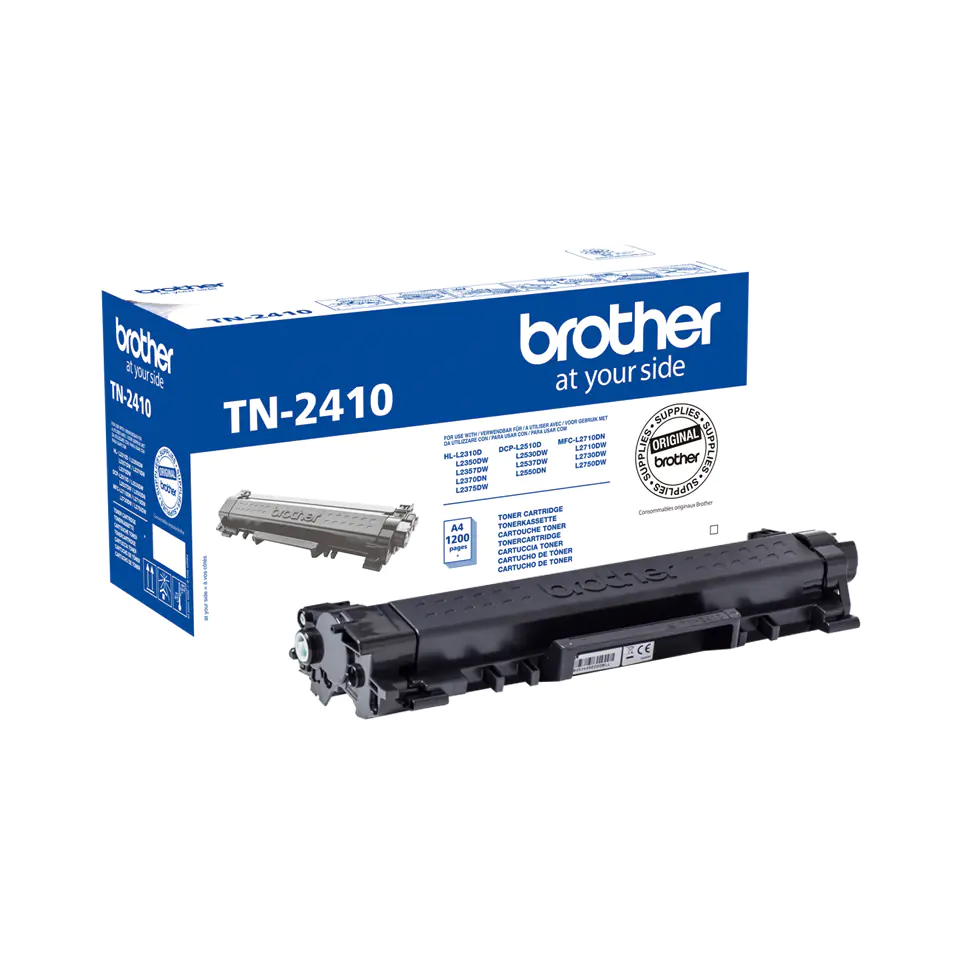 Brother TN2410 - Schwarz - Original - Tonerpatrone - für Brother DCP-L2510, L2530, L2537, L2550, HL-L2350, L2370, L2375, MFC-L2713, L2730, L2750 Brother TN2410 - Schwarz - Original - Tonerpatrone - für Brother DCP-L2510, L2530, L2537, L2550, HL-L2350, L2370, L2375, MFC-L2713, L2730, L2750
