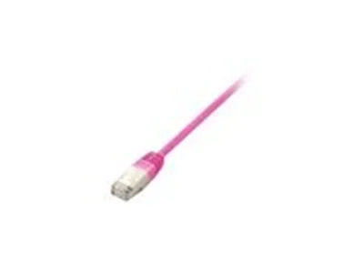 equip - Patch-Kabel - RJ-45 (M) zu RJ-45 (M) - 5 m - SSTP-Kabel - CAT 6 - halogenfrei, geformt, verseilt - pink