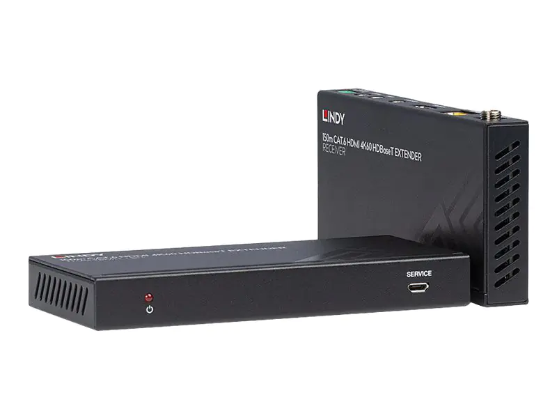 LINDY - Sender und Empfänger - Video-, Audio-, Infrarot- und serielle Erweiterung - HDMI, HDBaseT - über CAT 6 - bis zu 150 m LINDY - Sender und Empfänger - Video-, Audio-, Infrarot- und serielle Erweiterung - HDMI, HDBaseT - über CAT 6 - bis zu 150 m