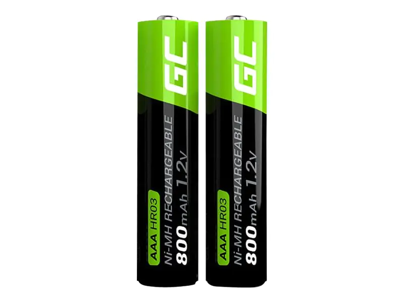 Green Cell Batterie 2 x AAA - NiMH - (wiederaufladbar) GR08
